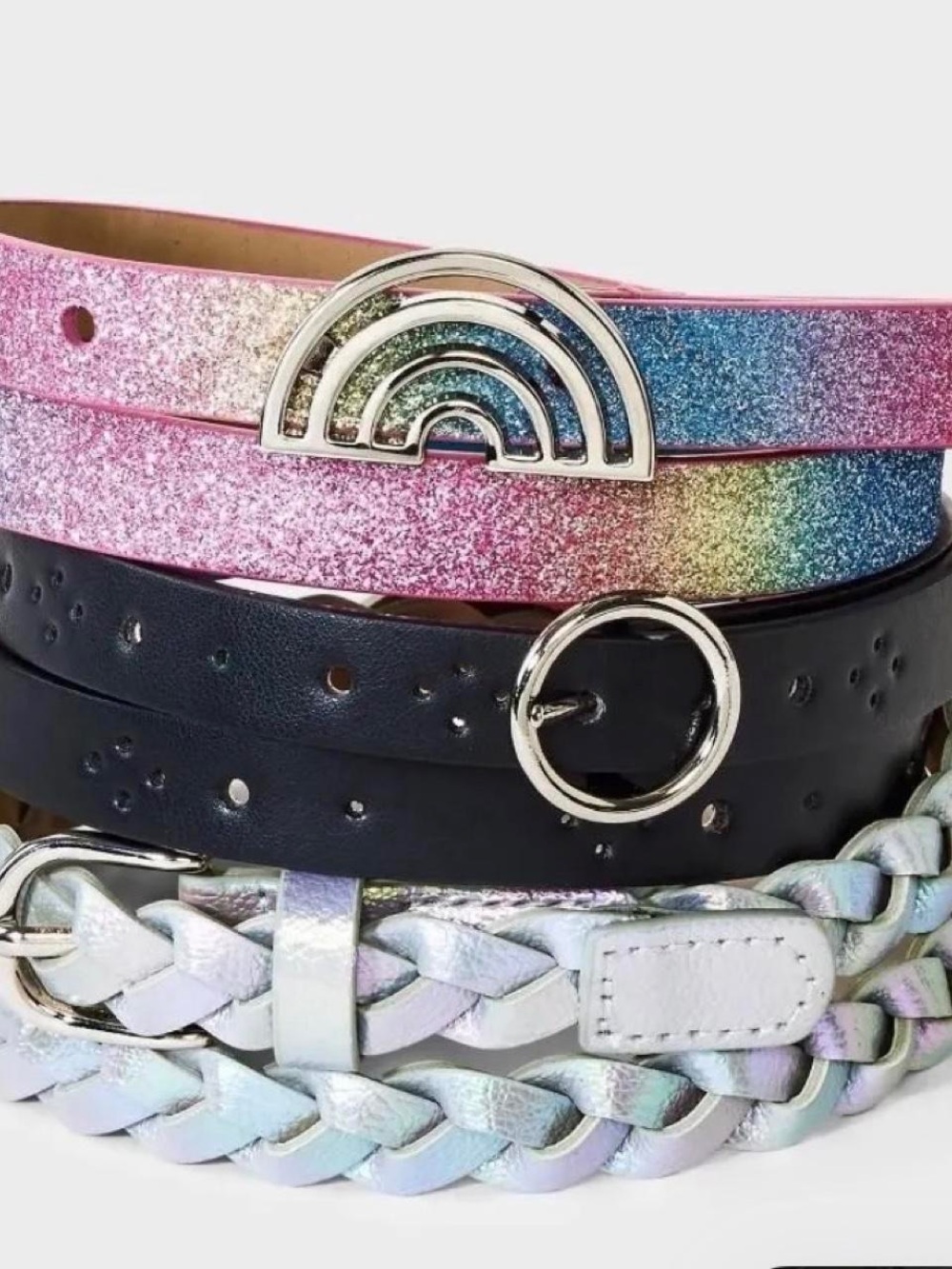 Cat & Jack Pink set of 3 variety belts